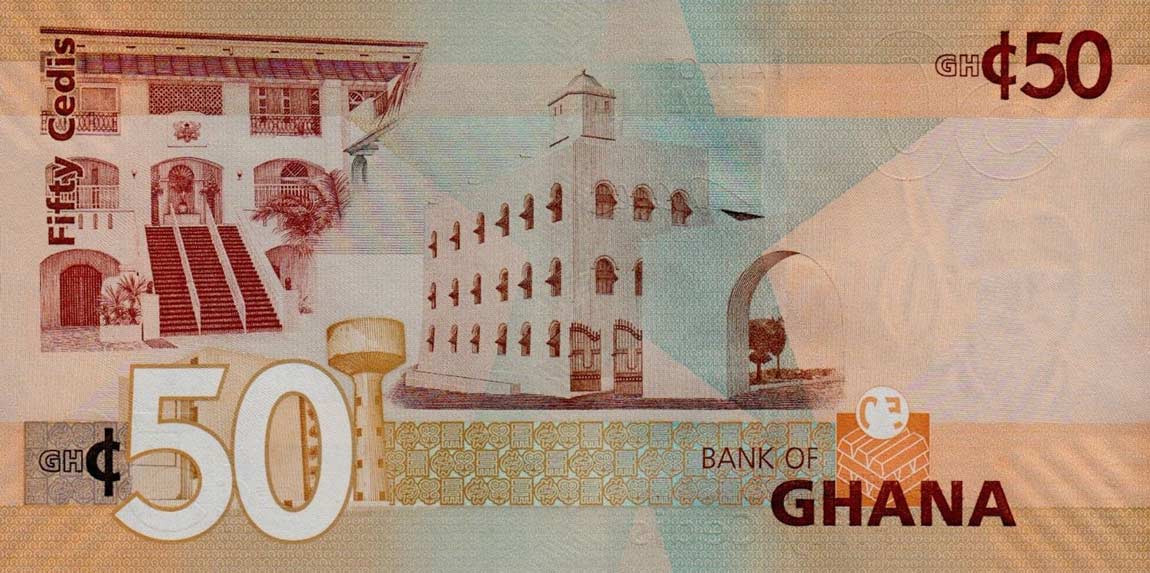 RealBanknotes Ghana P41a 50 Cedis From 2007 realbanknotes-ghana-p41a-50-cedis-from-2007