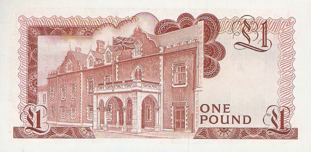 Back of Gibraltar p20b: 1 Pound from 1979