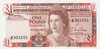 Gallery image for Gibraltar p20c: 1 Pound