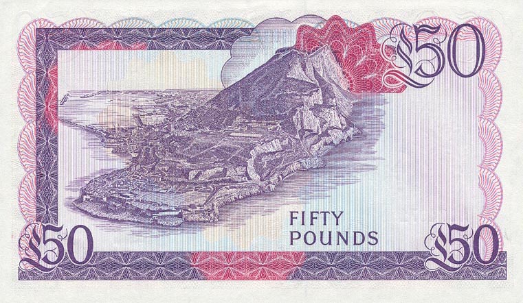 Back of Gibraltar p24: 50 Pounds from 1986