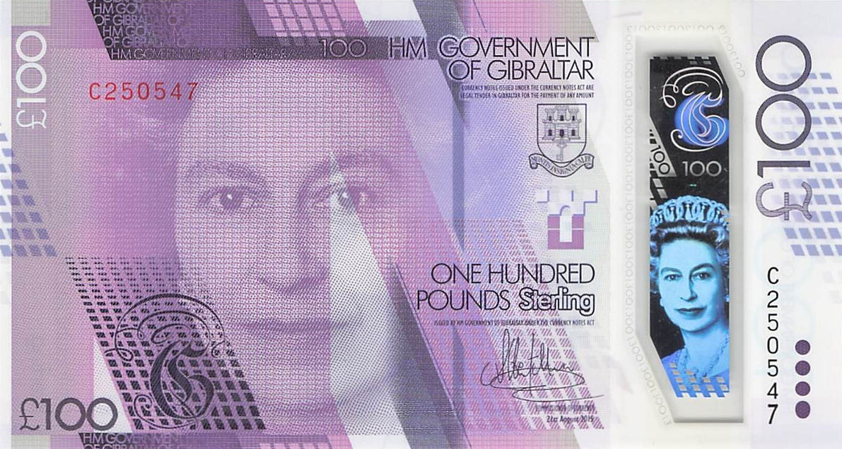 Front of Gibraltar p40r: 100 Pounds from 2015
