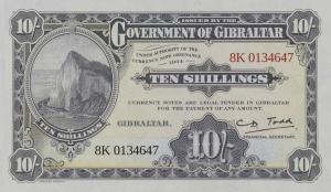 p41 from Gibraltar: 10 Shillings from 2018
