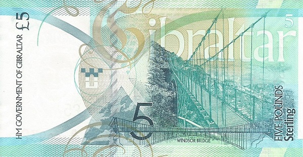 Back of Gibraltar p42: 5 Pounds from 2020