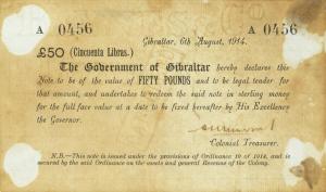 Gallery image for Gibraltar p5: 50 Pounds