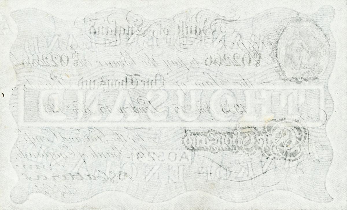 Back of England p334: 1000 Pounds from 1929