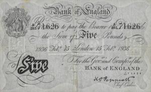 Gallery image for England p335Ba: 5 Pounds