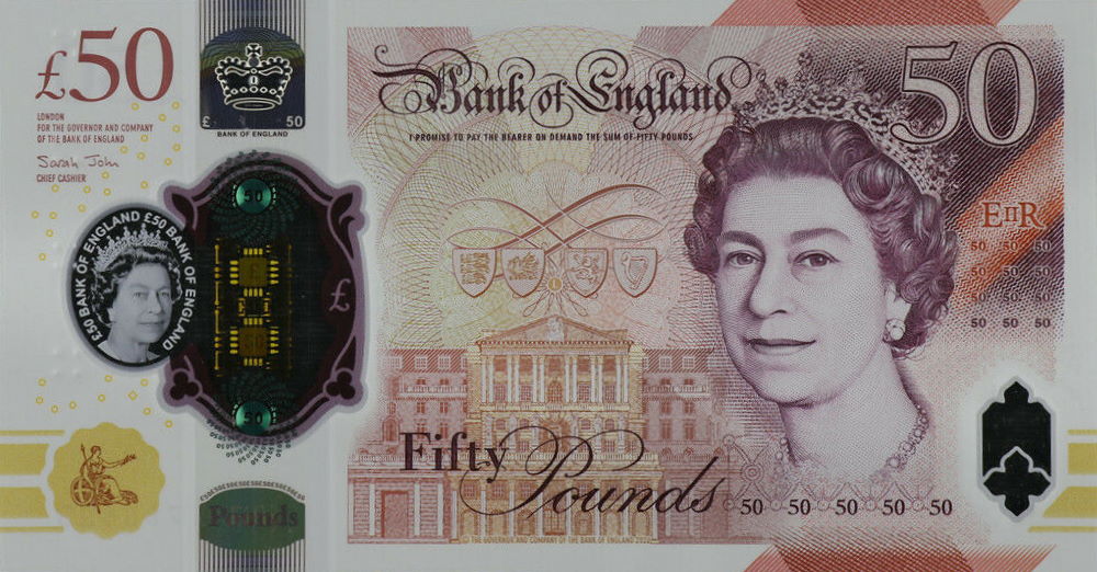 Front of England p397: 50 Pounds from 2020