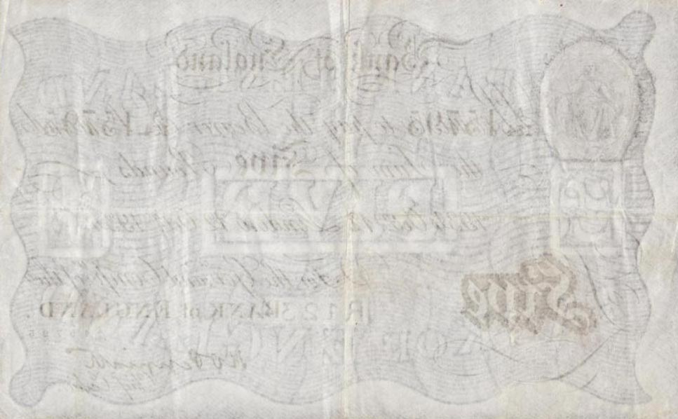 Back of England p335a: 5 Pounds from 1934