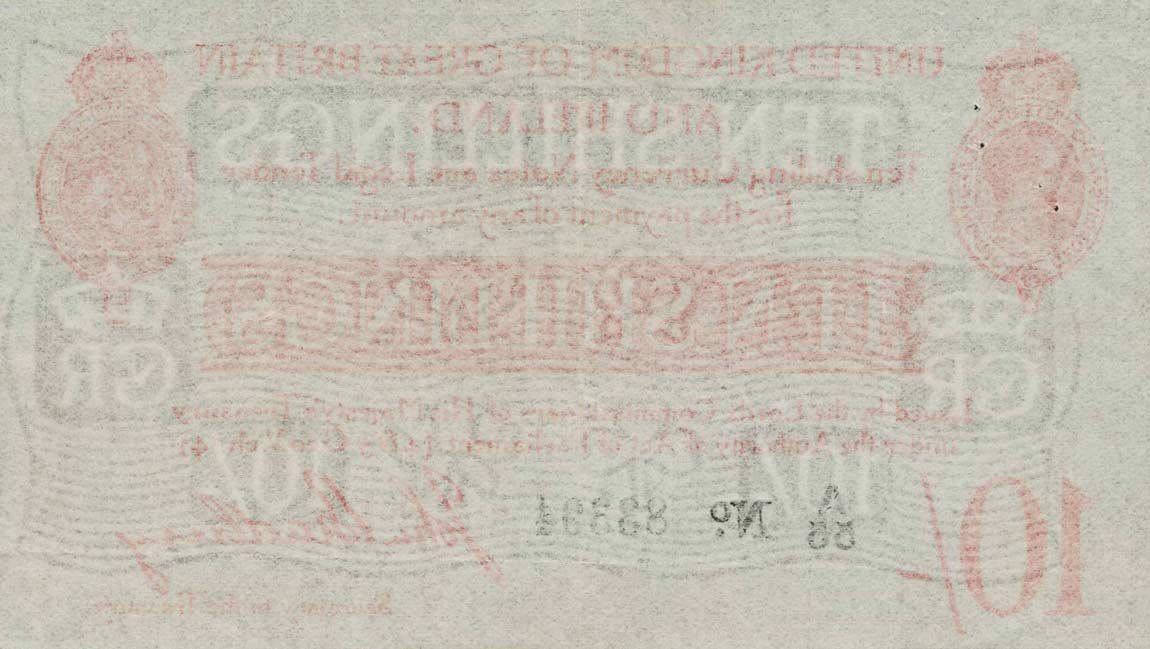 Back of England p348a: 10 Shillings from 1915