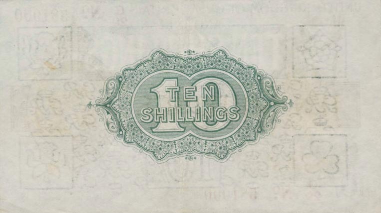 Back of England p356: 10 Shillings from 1919