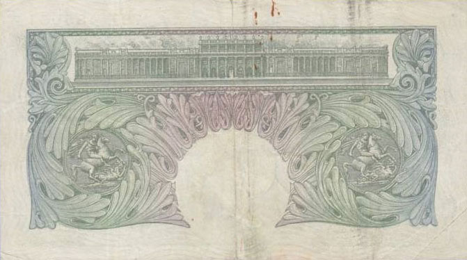 Back of England p369a: 1 Pound from 1948