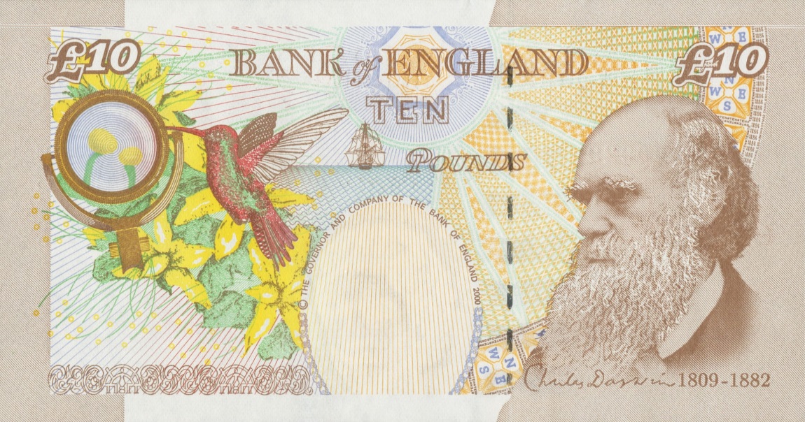 Back of England p389b: 10 Pounds from 2000