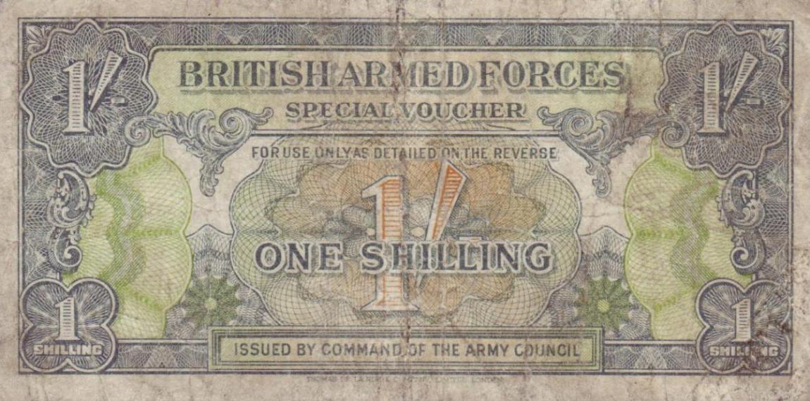 Front of England pM11a: 1 Shilling from 1946