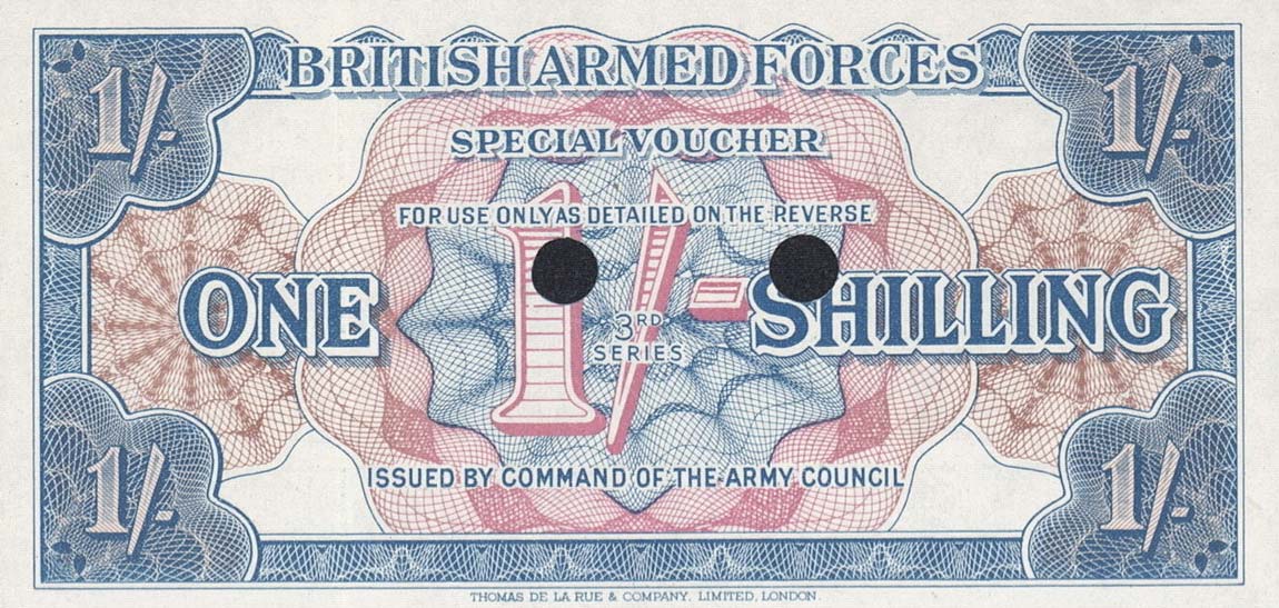 Front of England pM26b: 1 Shilling from 1956