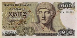 Gallery image for Greece p202s: 1000 Drachmai