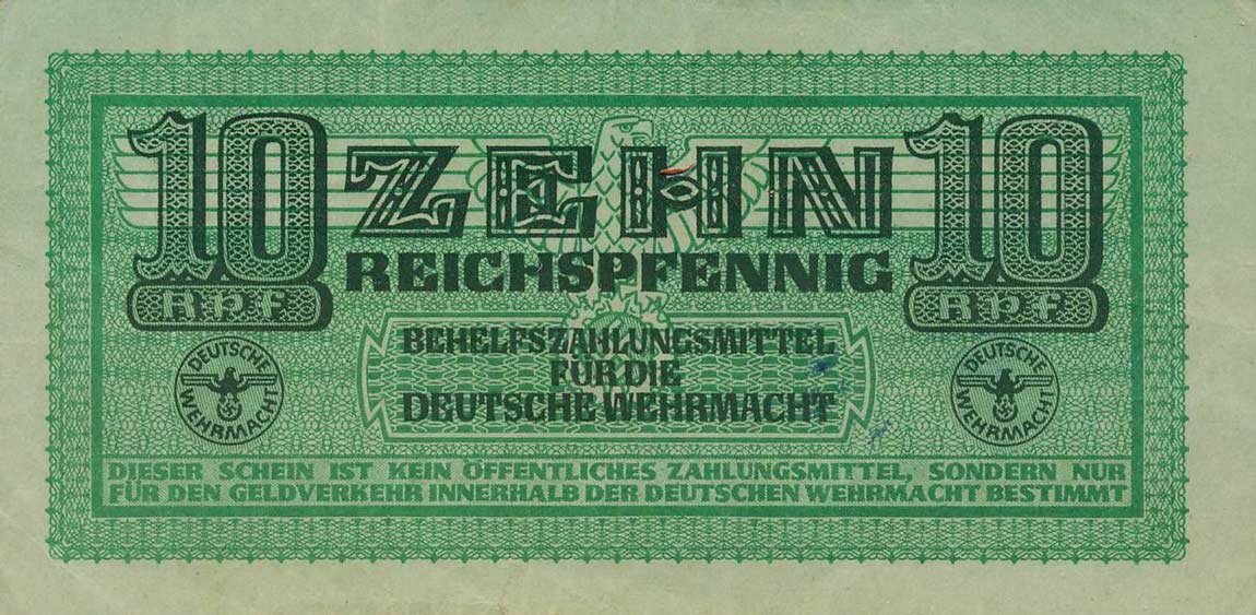 Front of Greece pM21: 10 Pfennig from 1941