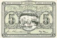 p18s from Greenland: 5 Kroner from 1953