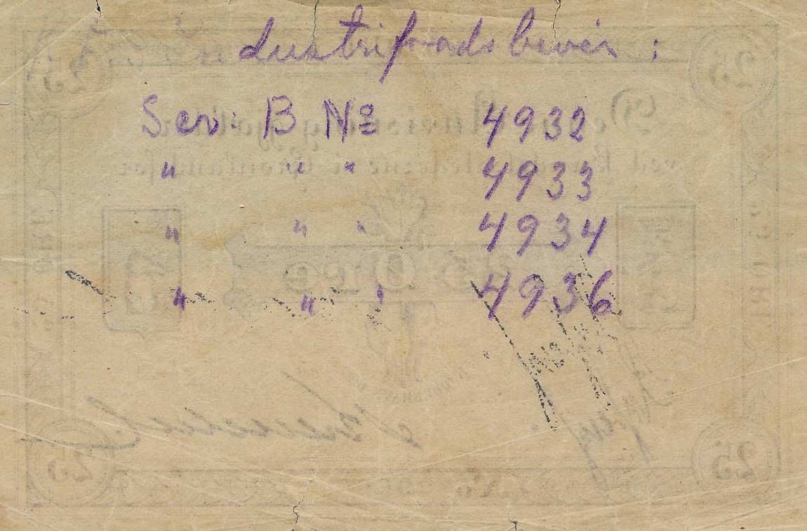 Back of Greenland p2c: 25 Ore from 1892