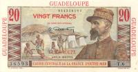Gallery image for Guadeloupe p33a: 20 Francs