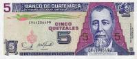 Gallery image for Guatemala p106b: 5 Quetzales