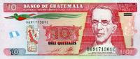 Gallery image for Guatemala p123b: 10 Quetzales