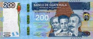 Gallery image for Guatemala p126Aa: 200 Quetzales