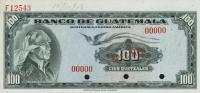 p28s from Guatemala: 100 Quetzales from 1948
