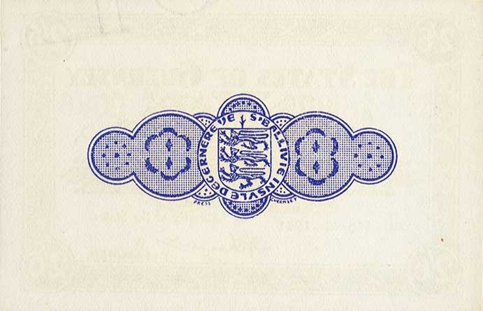 Back of Guernsey p18: 2 Shillings from 1941