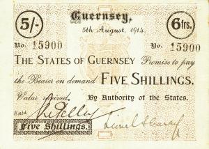 Gallery image for Guernsey p3: 5 Shillings