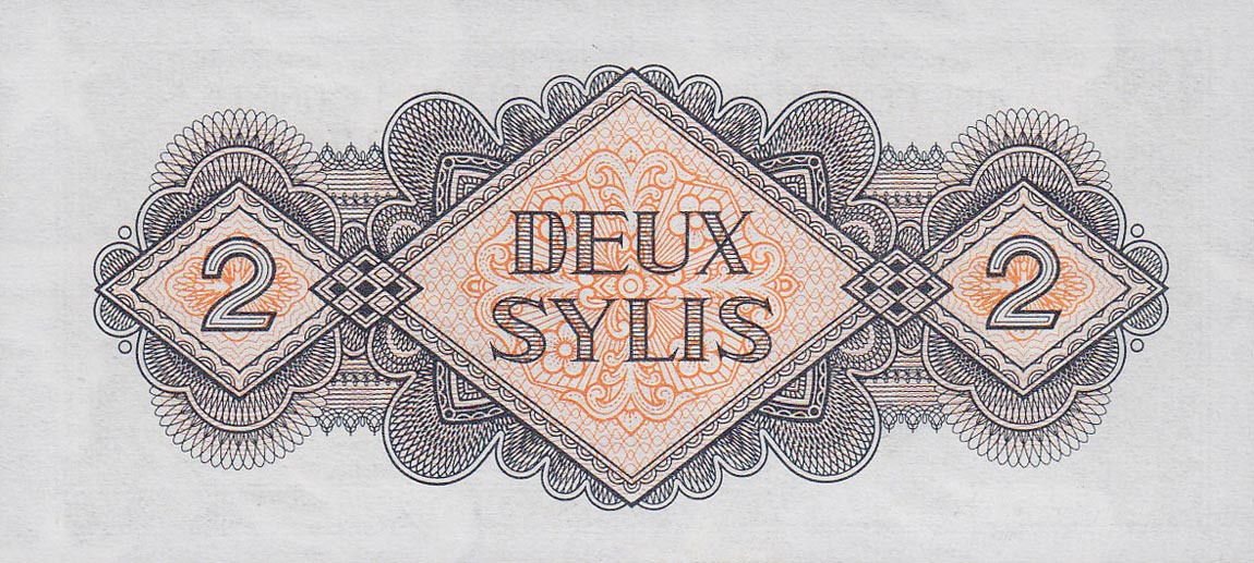Back of Guinea p21a: 2 Syli from 1981