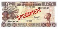 Gallery image for Guinea p35s: 100 Francs