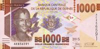 Gallery image for Guinea p48a: 1000 Francs from 2015