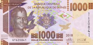 Gallery image for Guinea p48c: 1000 Francs