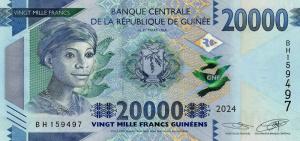 Gallery image for Guinea p50d: 20000 Francs