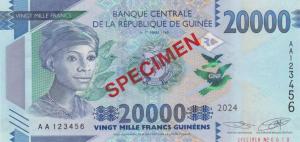 Gallery image for Guinea p50s: 20000 Francs