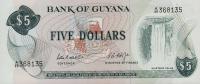 Gallery image for Guyana p22c: 5 Dollars
