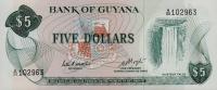Gallery image for Guyana p22d: 5 Dollars