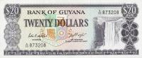 p24d from Guyana: 20 Dollars from 1966