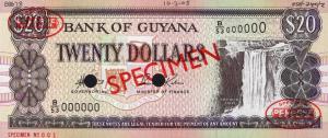 Gallery image for Guyana p30s: 20 Dollars