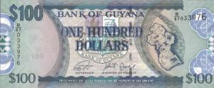 Gallery image for Guyana p36d: 100 Dollars