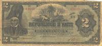p132a from Haiti: 2 Gourdes from 1914