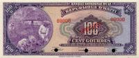p189s from Haiti: 100 Gourdes from 1964