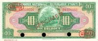 Gallery image for Haiti p193s: 10 Gourdes