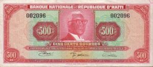 Gallery image for Haiti p207a: 500 Gourdes