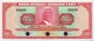Gallery image for Haiti p207s: 500 Gourdes