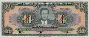 Gallery image for Haiti p242s: 10 Gourdes