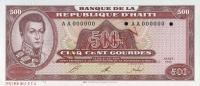 Gallery image for Haiti p264s: 500 Gourdes