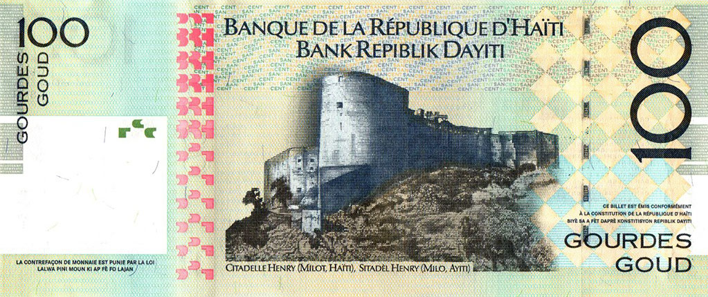 Back of Haiti p275h: 100 Gourdes from 2023