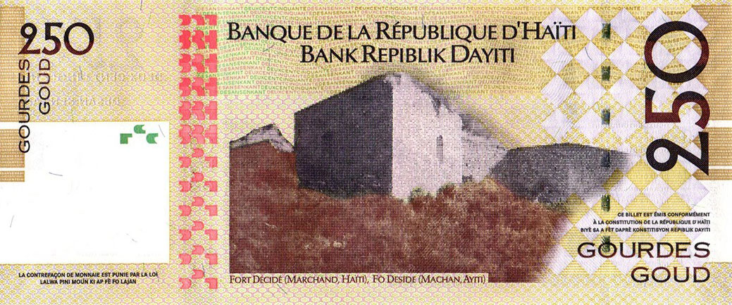 Back of Haiti p276h: 250 Gourdes from 2023
