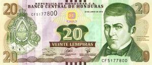 Gallery image for Honduras p100d: 20 Lempiras
